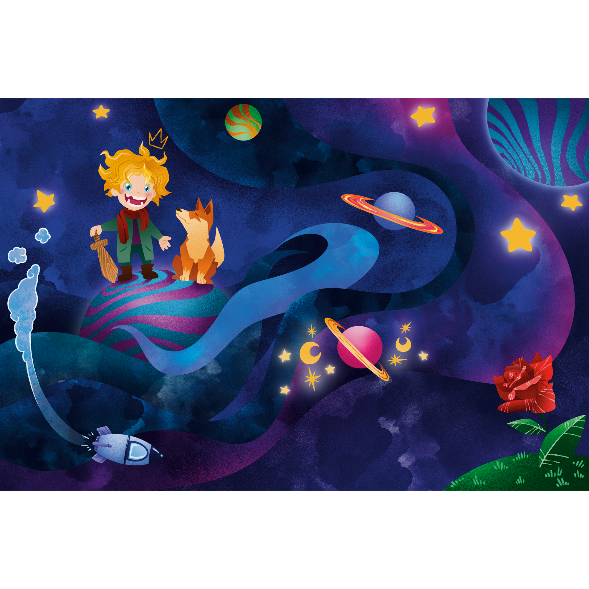 Il piccolo principe e la volpe