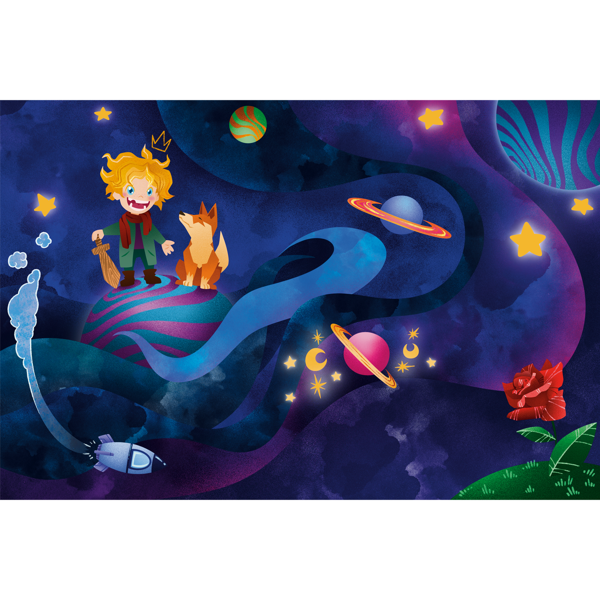 Il piccolo principe e la volpe