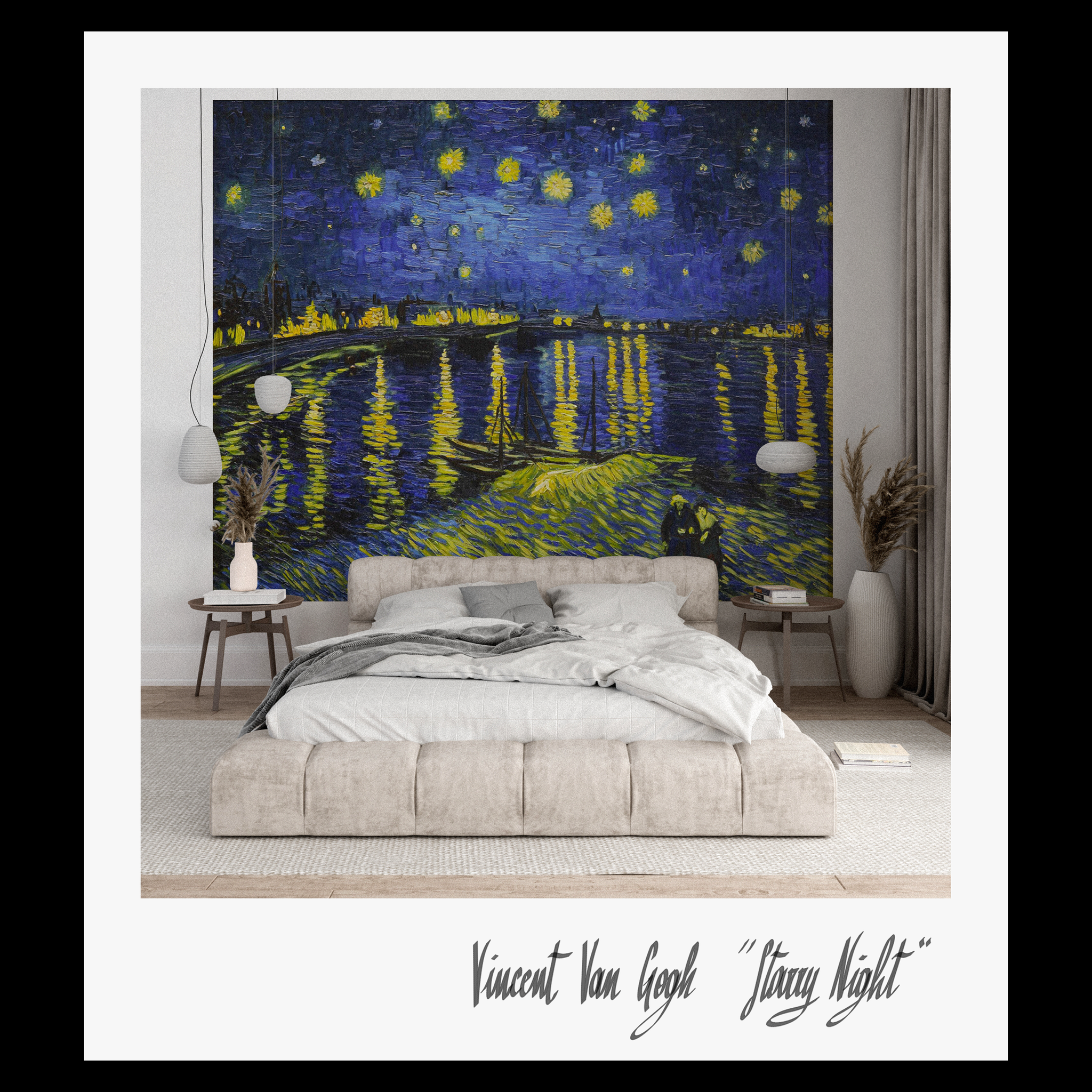 Notte Stellata sul Rodano di Van Gogh